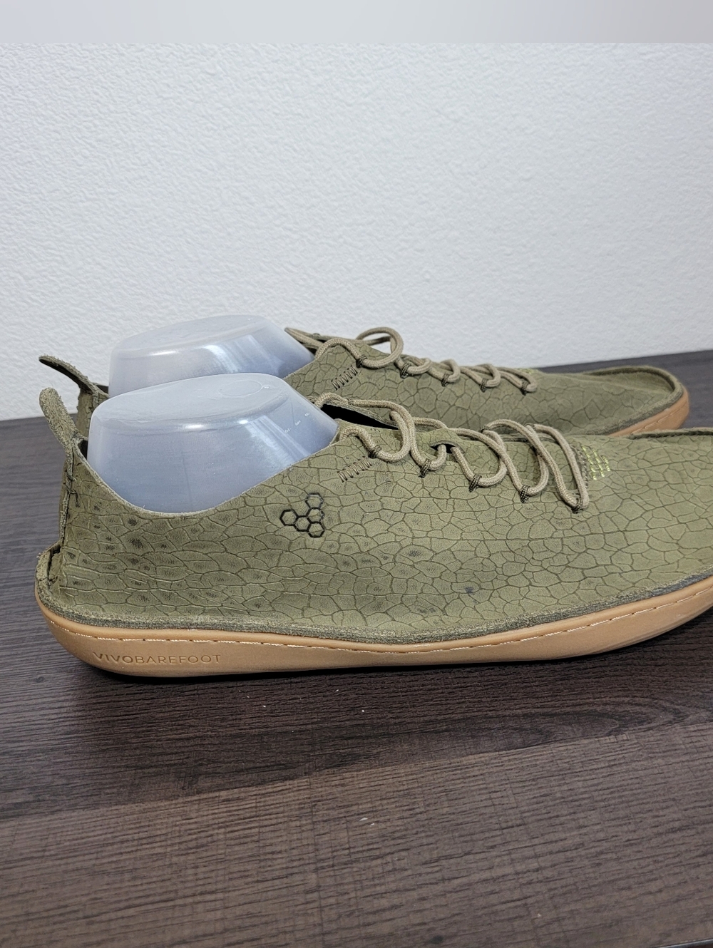 Vivo Barefoot Sensus 1 Moc Lace-up Croc Embossed Leather Wide Sneaker 46 - Picture 8 of 15